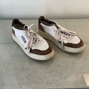 Autry Medalist Sneakers – Women’s EU 41 – White Leather & Brown Suede